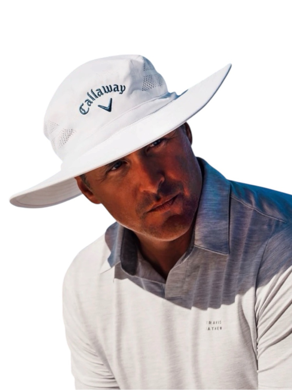 Callaway Golf Wide Brim Sun Hat with adjustable toggle White